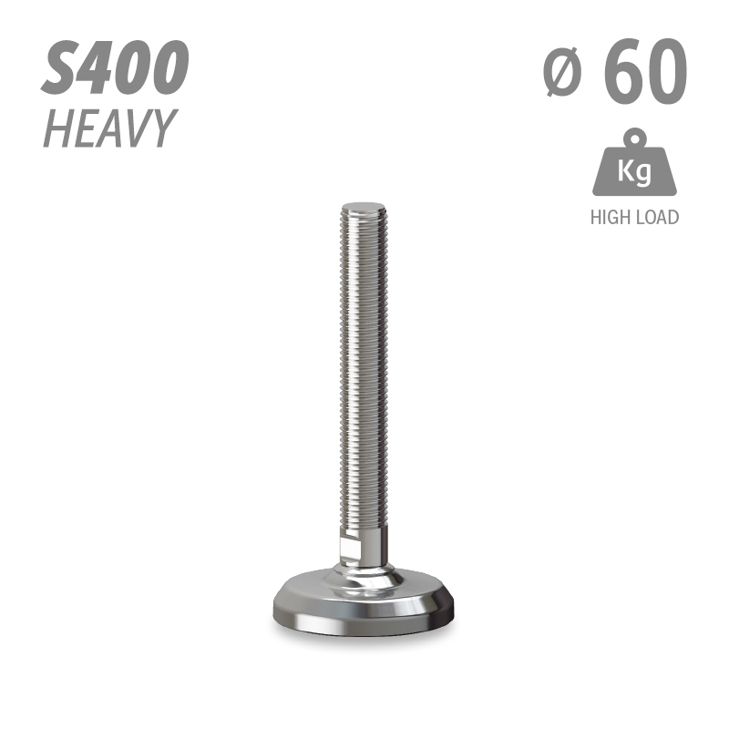 水平调整脚S400加强型系列 高载荷 直径60