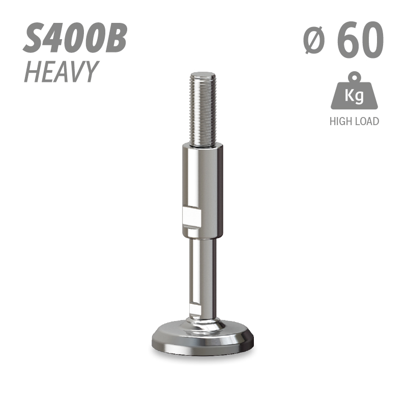 水平调整脚S400B加强型系列 高载荷 直径60