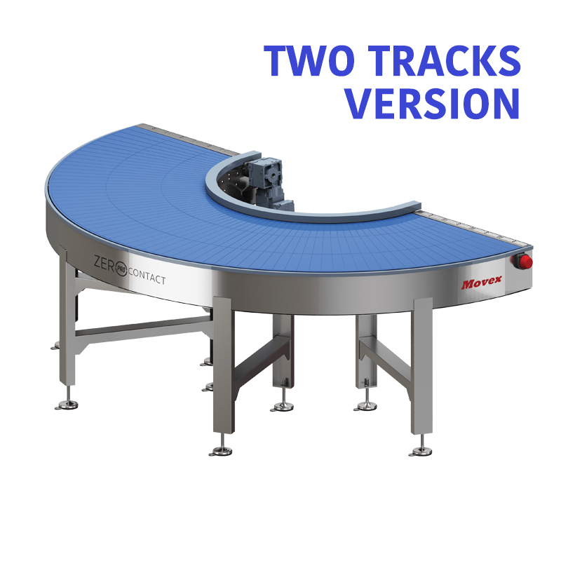 零接触 PRO 曲线输送机 双轨版本