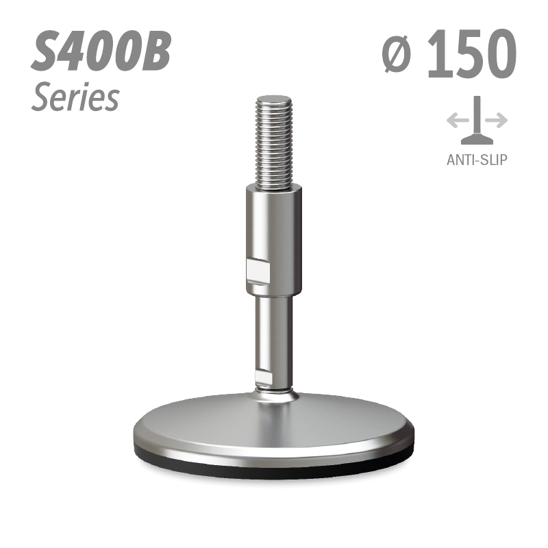 水平调整脚S400B系列 防滑 直径150