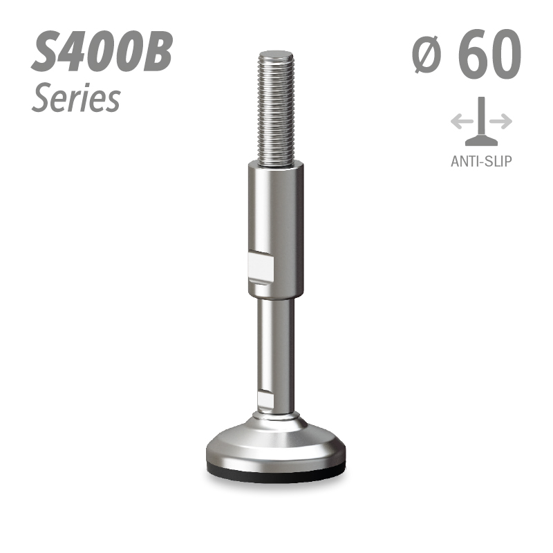 水平调整脚S400B系列 防滑 直径60