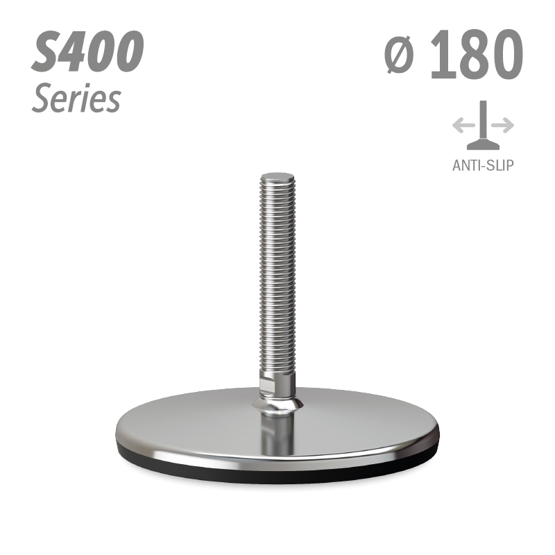 水平调整脚S400系列 防滑 直径180