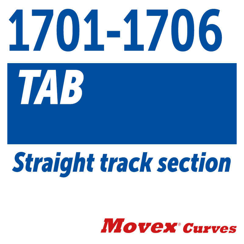 1701-1706勾脚 直线段轨版本