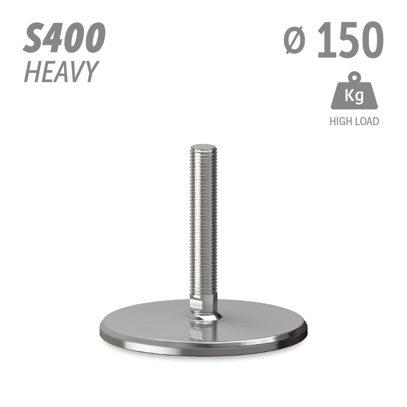 水平调整脚S400加强型系列 高载荷 直径150