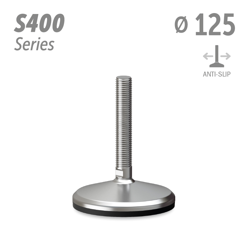 水平调整脚S400系列 防滑 直径125