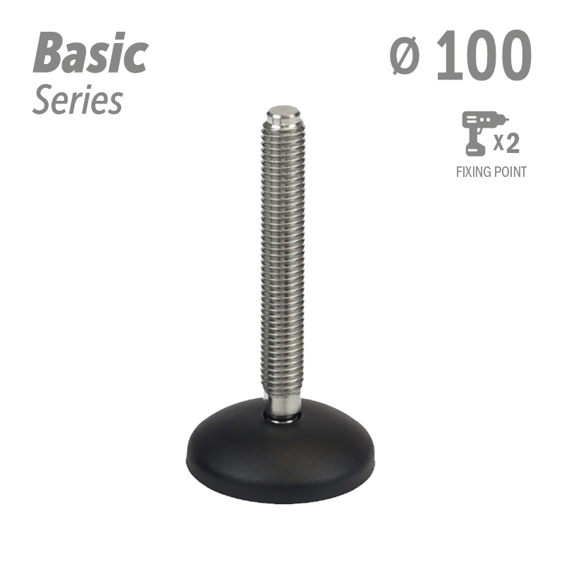 水平调整脚基础系列 2固定孔 直径100