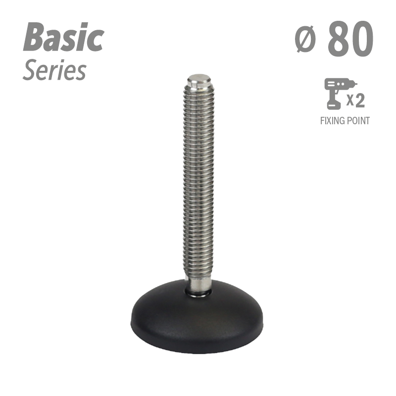 水平调整脚基础系列 2固定孔 直径80