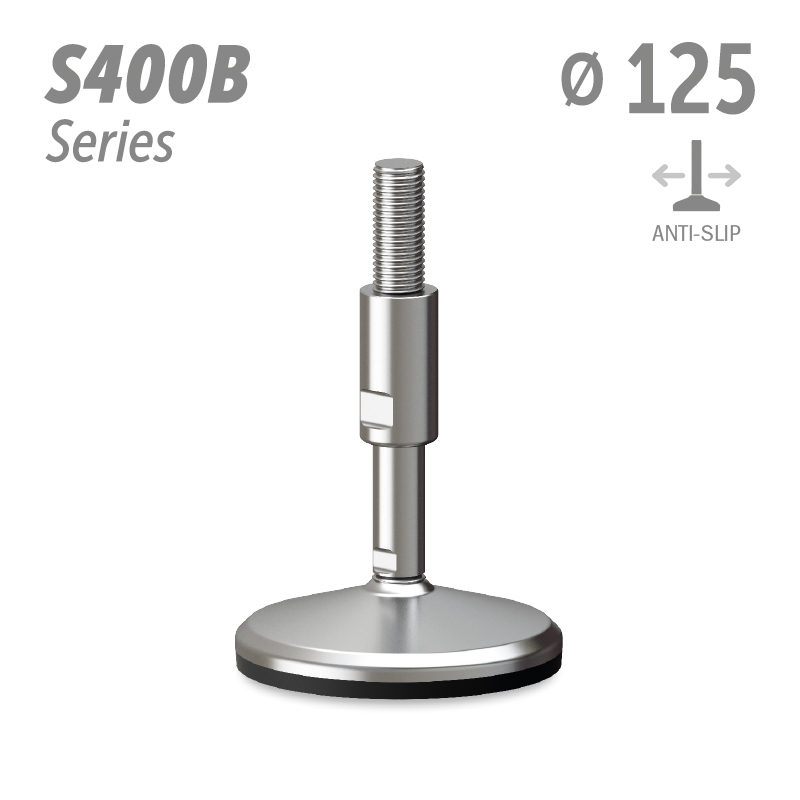水平调整脚S400B系列 防滑 直径125
