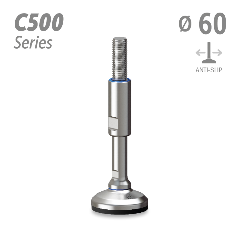 水平调整脚C500系列 防滑 直径60