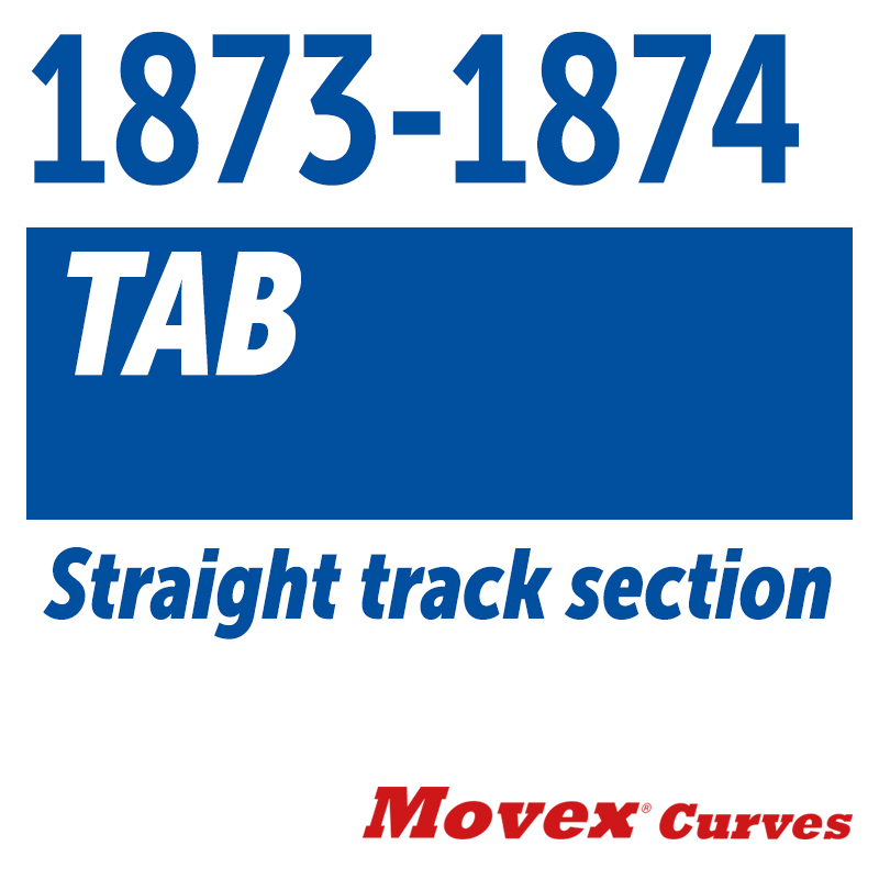 1873-1874勾脚 直线段轨版本