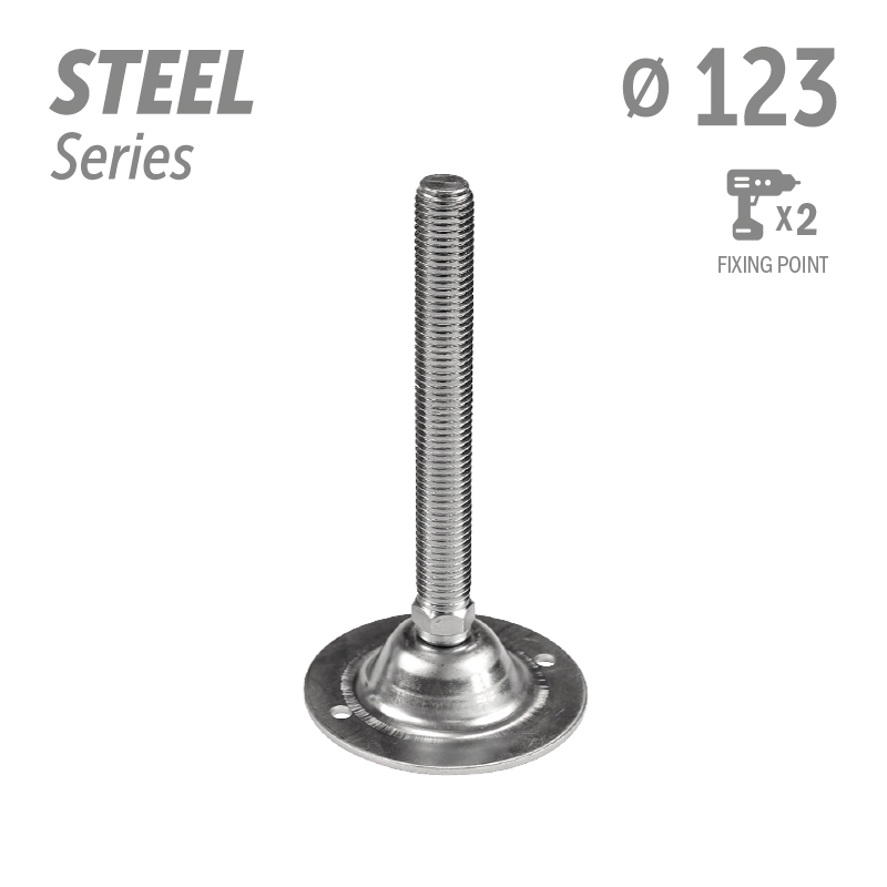 水平调整脚钢系列 2固定孔 直径123