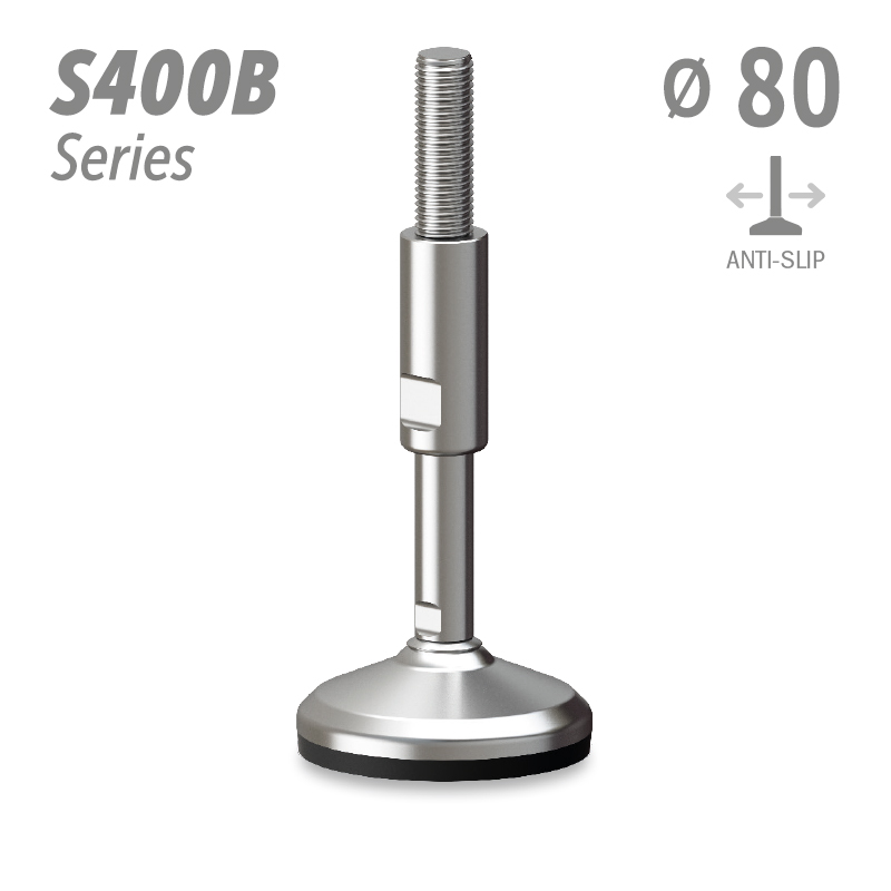 水平调整脚S400B系列 防滑 直径80