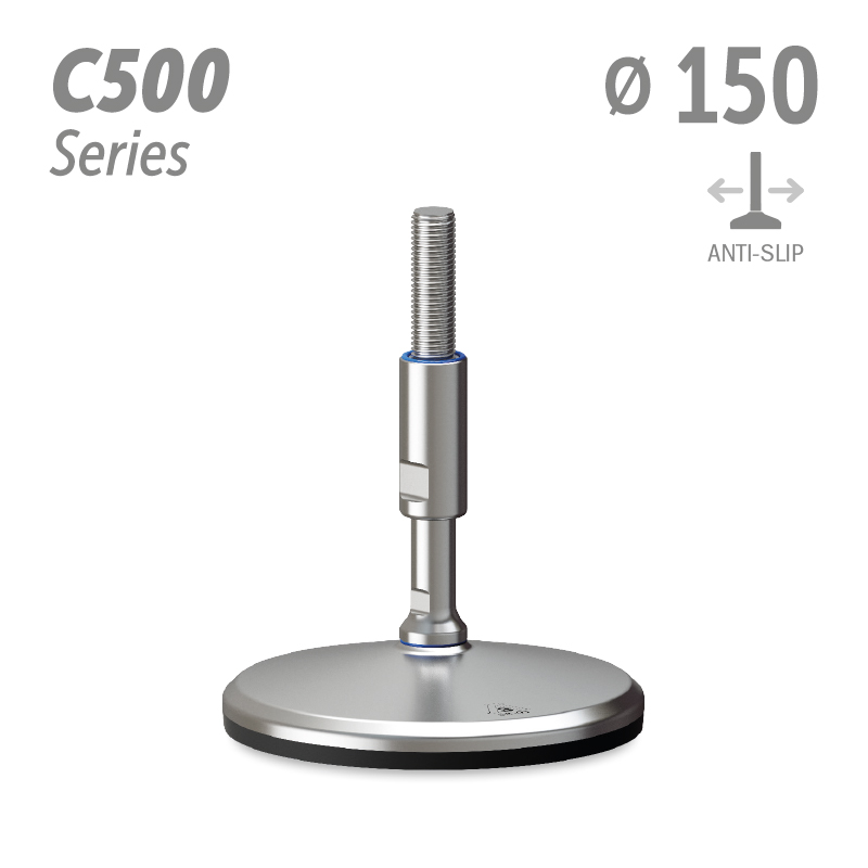 水平调整脚C500系列 防滑 直径150