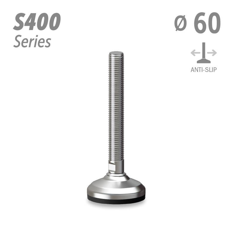水平调整脚S400系列 防滑 直径60