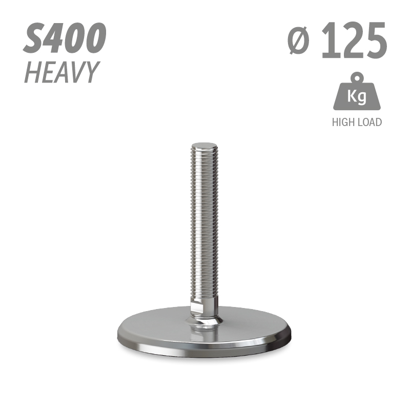 水平调整脚S400加强型系列 高载荷 直径125