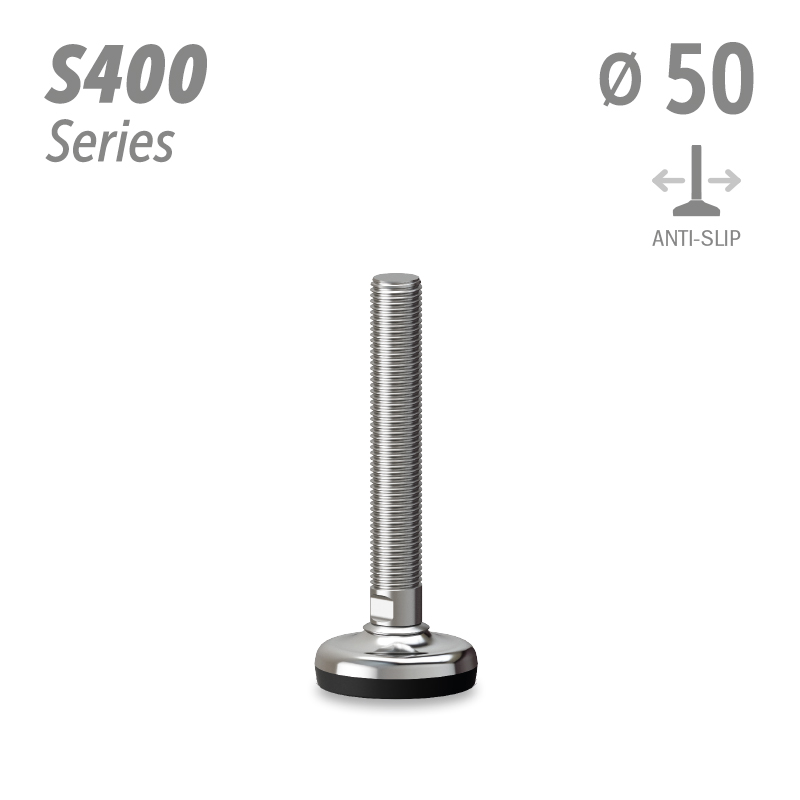 水平调整脚S400系列 防滑 直径50