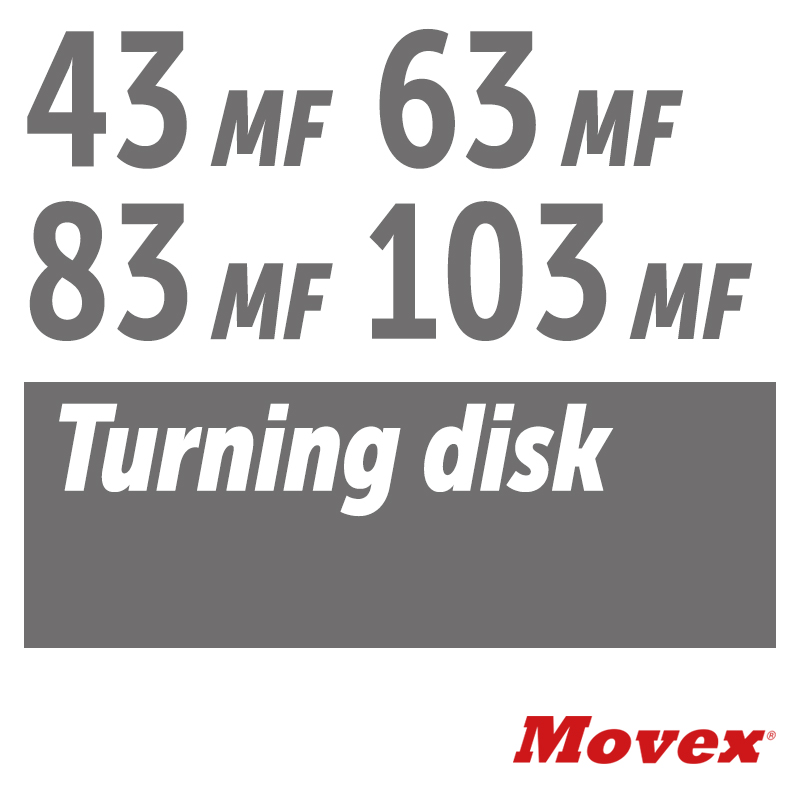 43 63 83 103 MF 转动盘