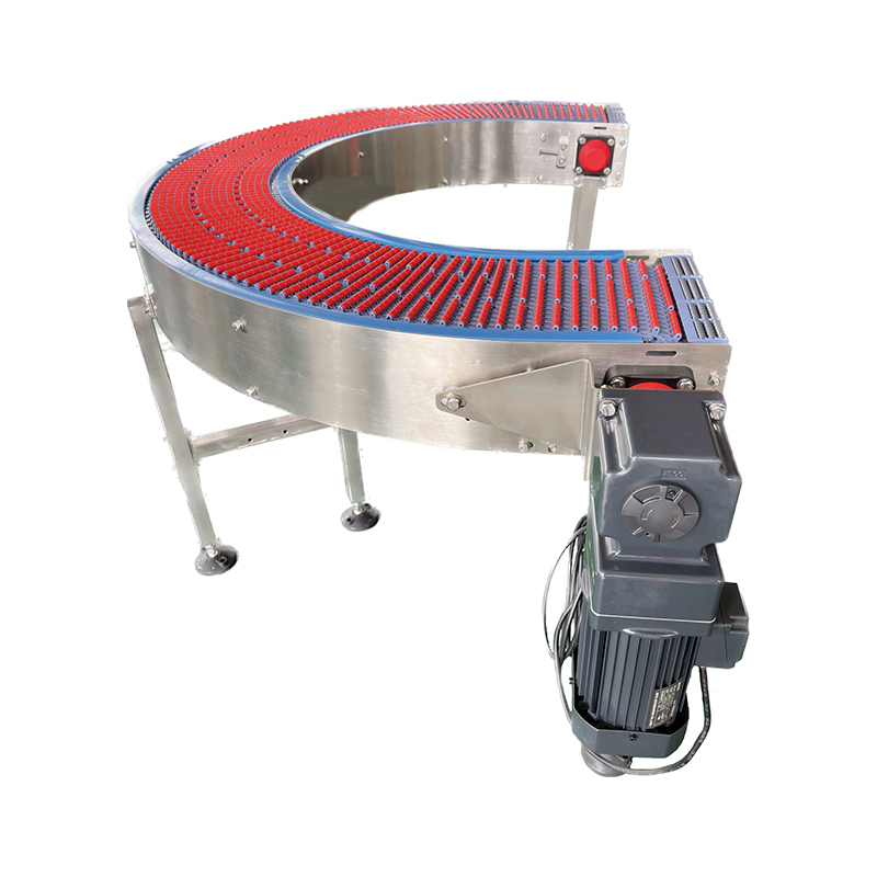 1650升级版滚珠网链弯道输送机